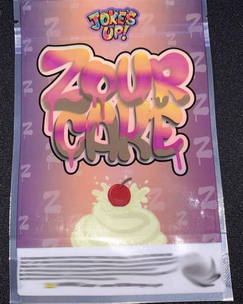 Zour Cake 3.5g Mylar Bag (Jokes Up) 